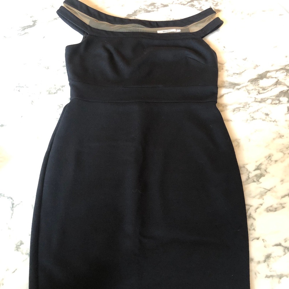 Bailey 44 Off the Shoulder Illusion Dress